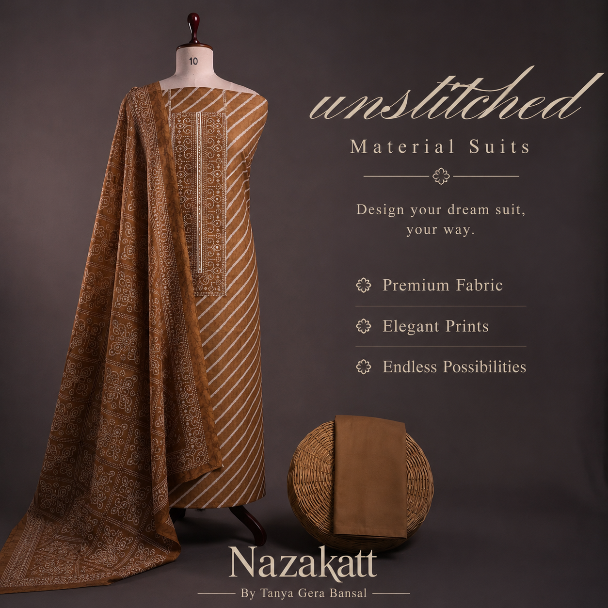 Mocha Heritage Unstitched Suit