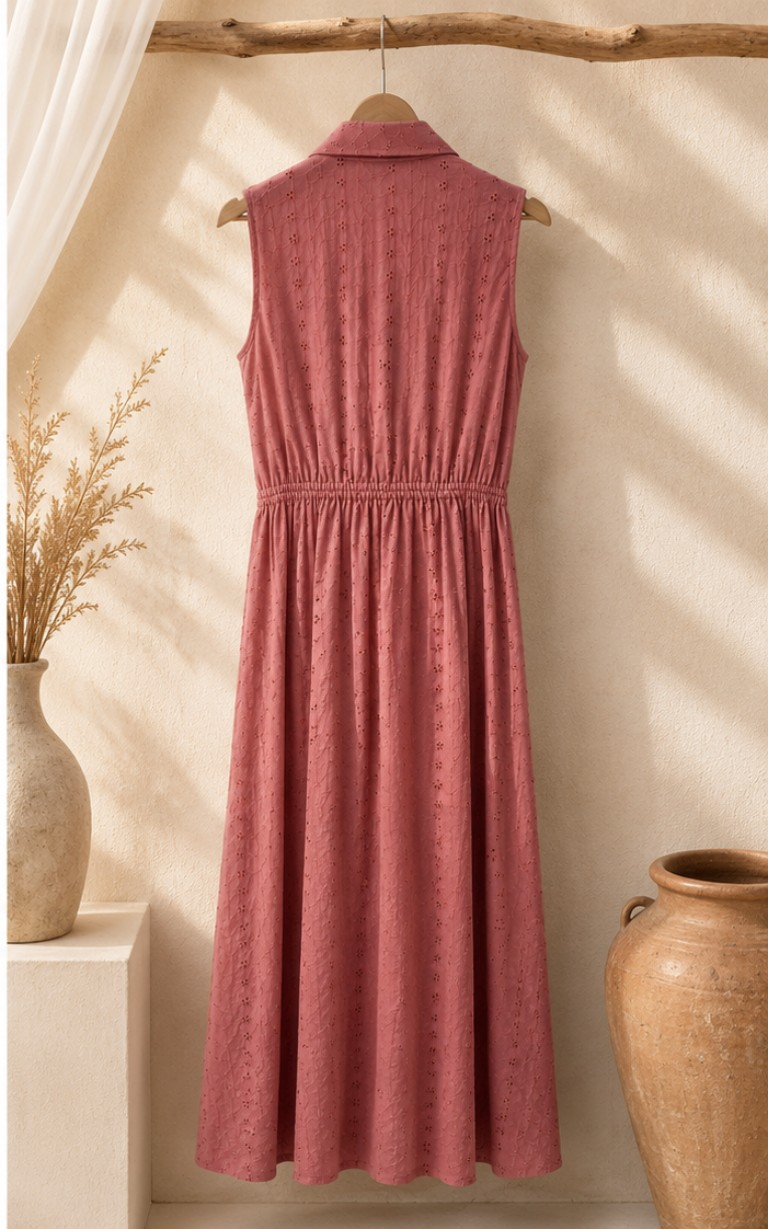 Rosewood Schiffli Dress